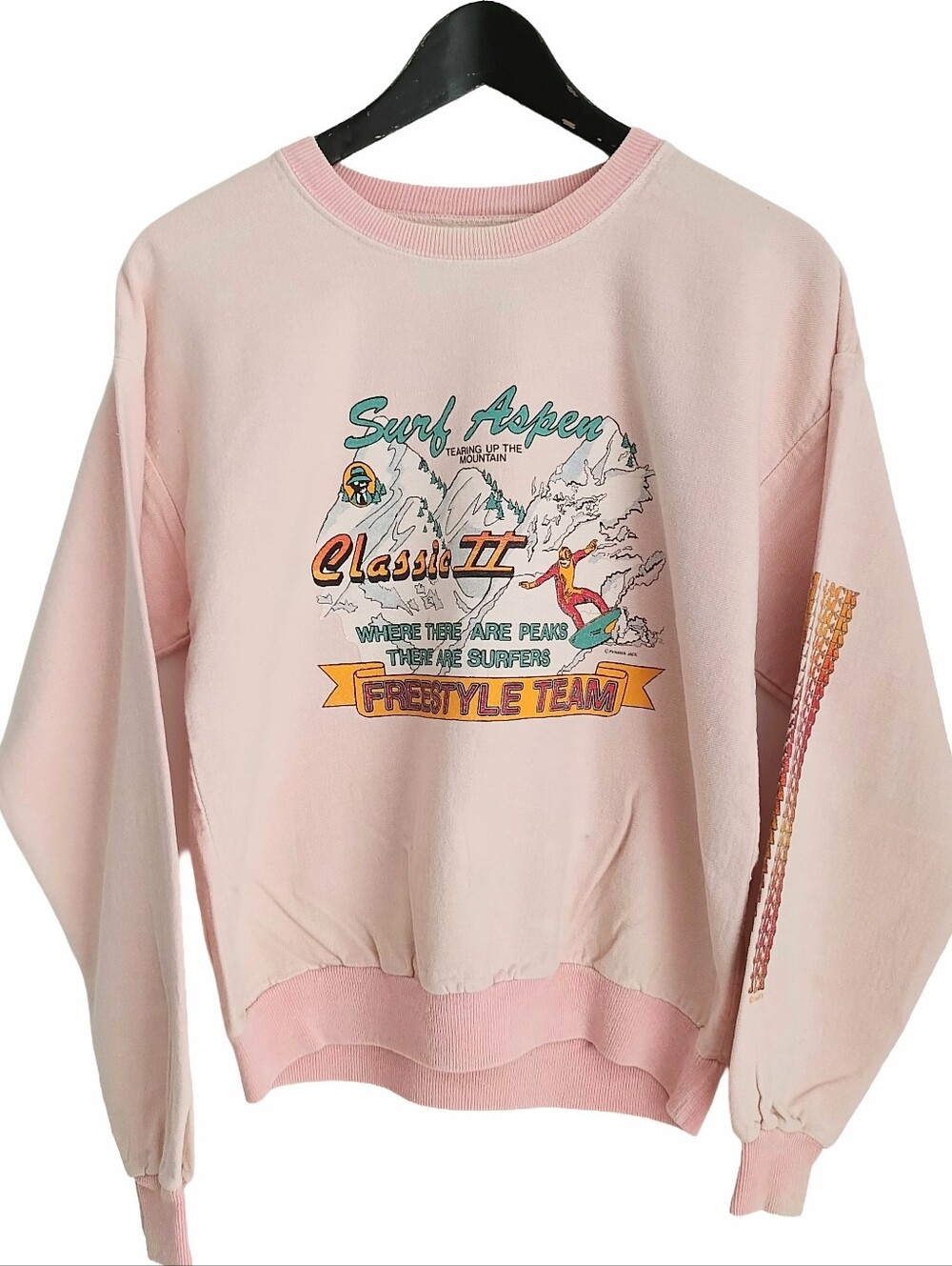 VTG 90s Panama Jack Surf Aspen Sweatshirt Youth L